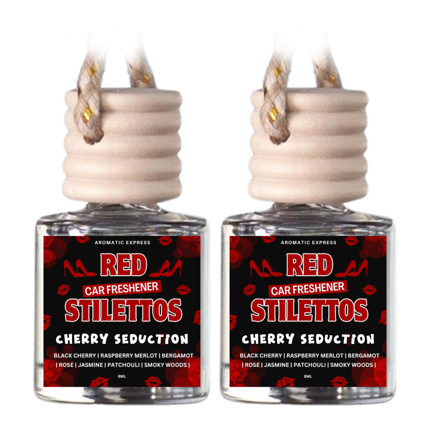 Red Stilettos Cherry Seduction Car Freshie