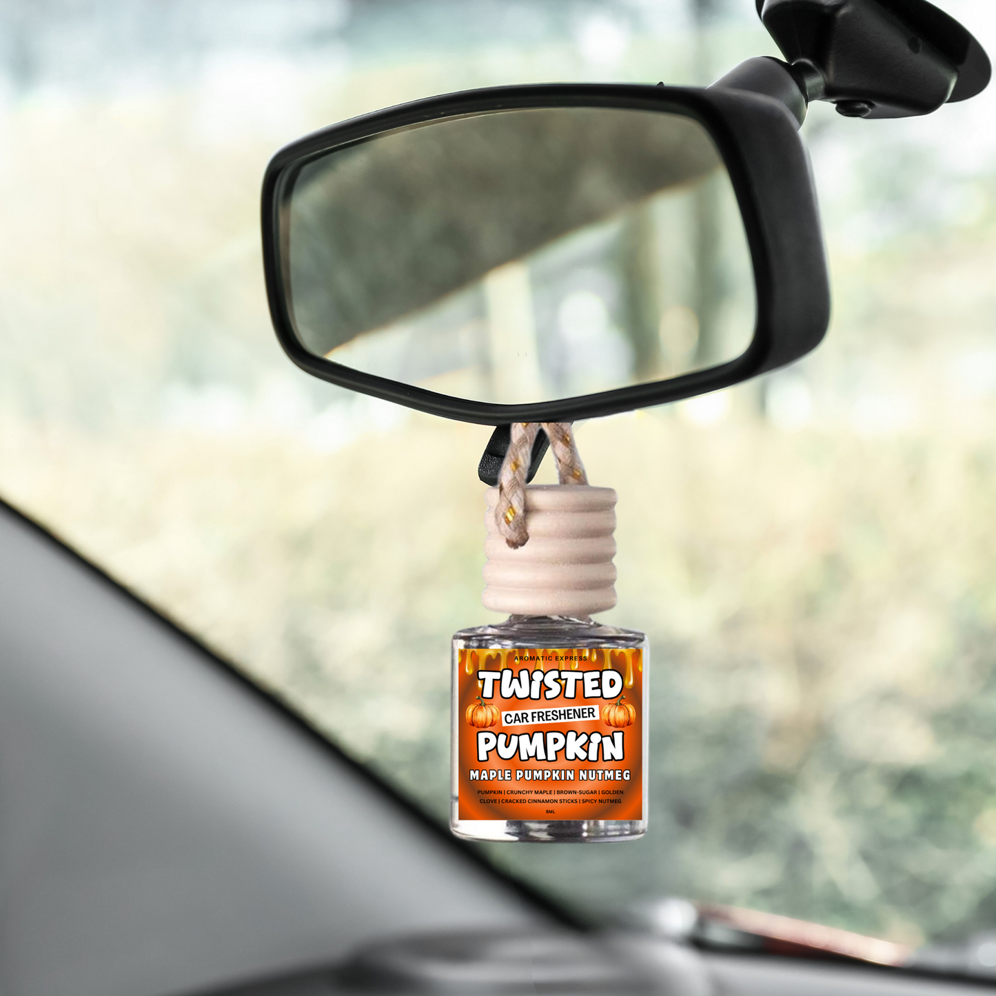 Twisted Pumpkin Maple Nutmeg Cinnamon Car Freshie