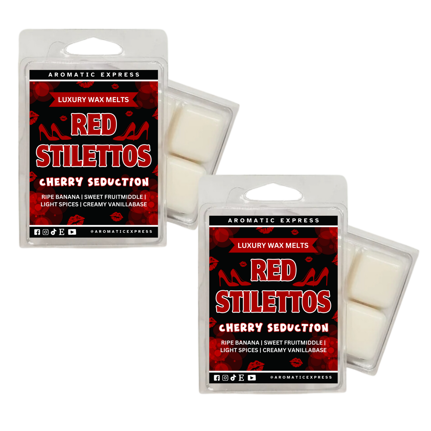 Red Stilettos Cherry Seduction Luxury Wax Melt