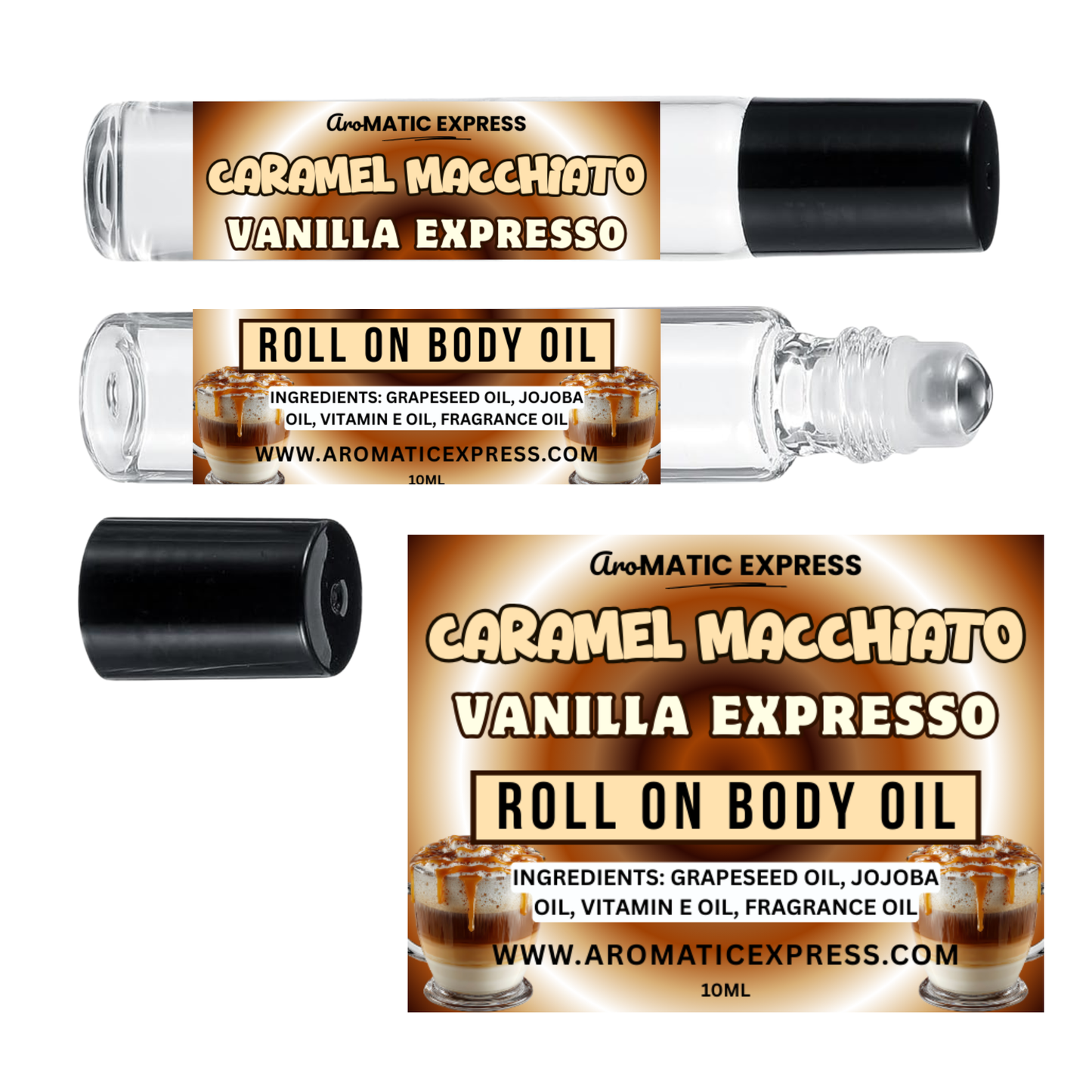 Caramel Macchiato Roll On Body Oil