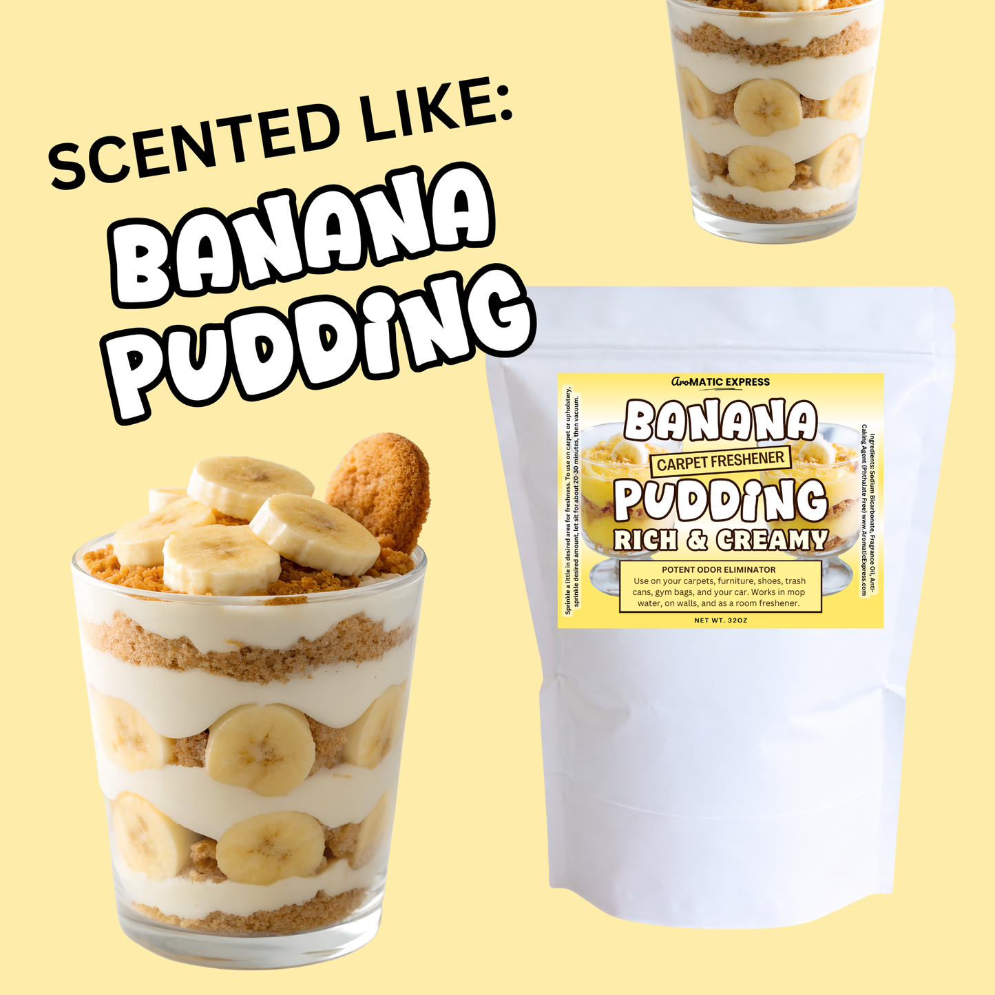 Banana Pudding Freshener 2LB Bag