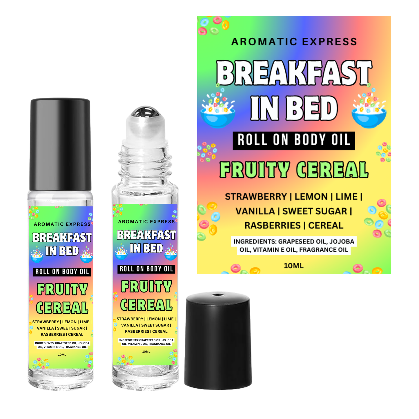 Fruity Rainbow Cereal Roll On Body Oil