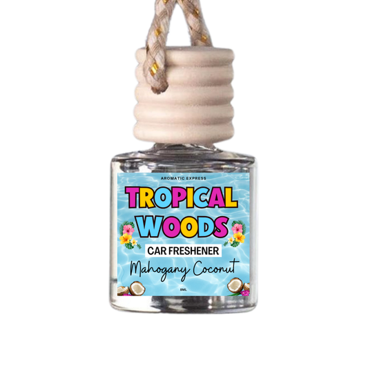 Mahogany Coconut Car Freshie