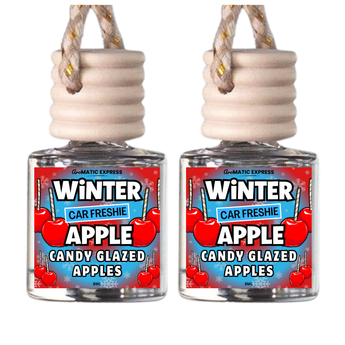 Winter Glazed Apple Scented Car Freshie