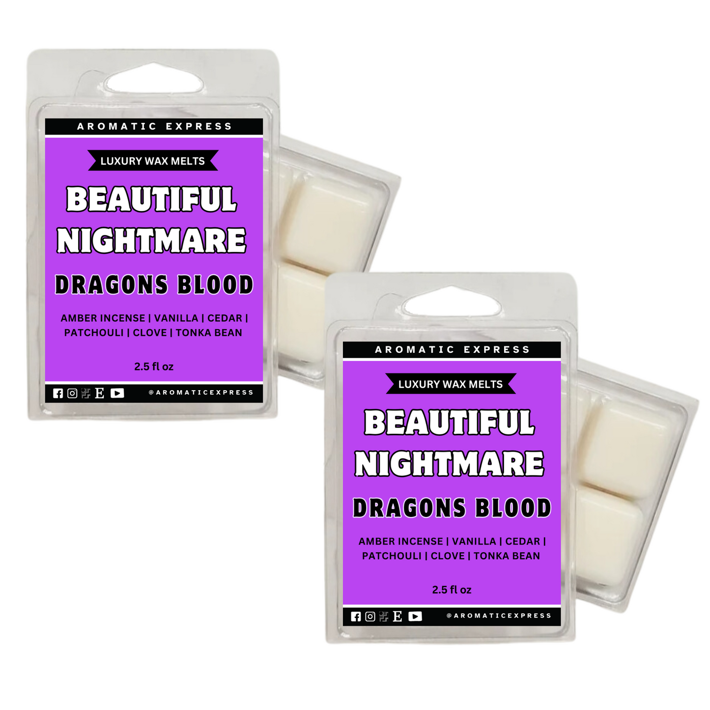 Beautiful Nightmare Dragons Blood Luxury Wax Melt