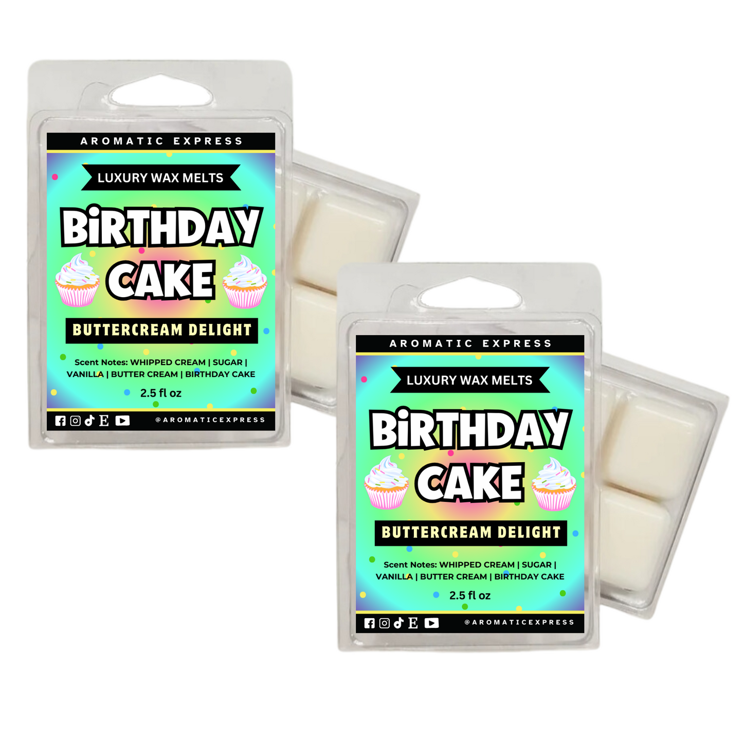 Birthday Cake Buttercream Frosting Luxury Wax Melt