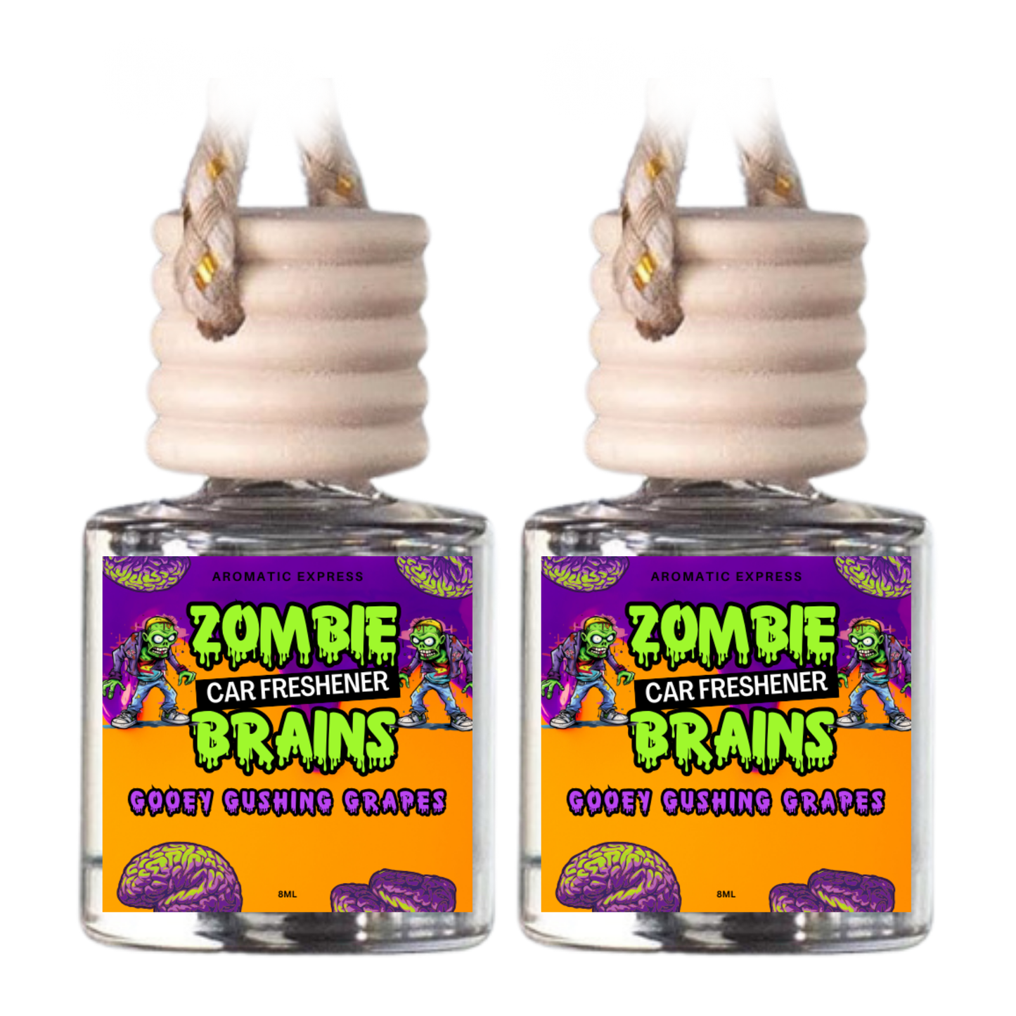 Zombie Brains Gooey Gushing Grapes Car Freshie