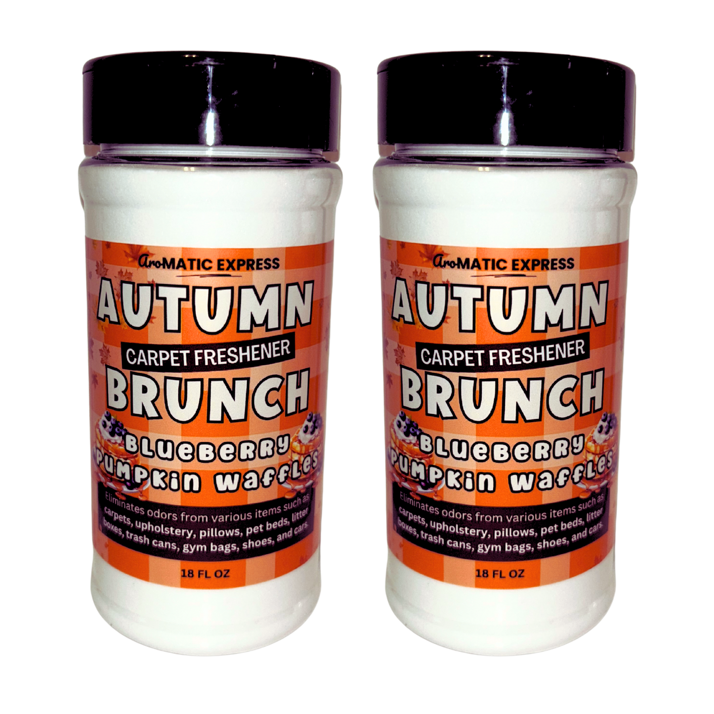 Blueberry Pumpkin Waffle Carpet Freshener | 18oz Sprinkle Jar | Odor Eliminator Powder