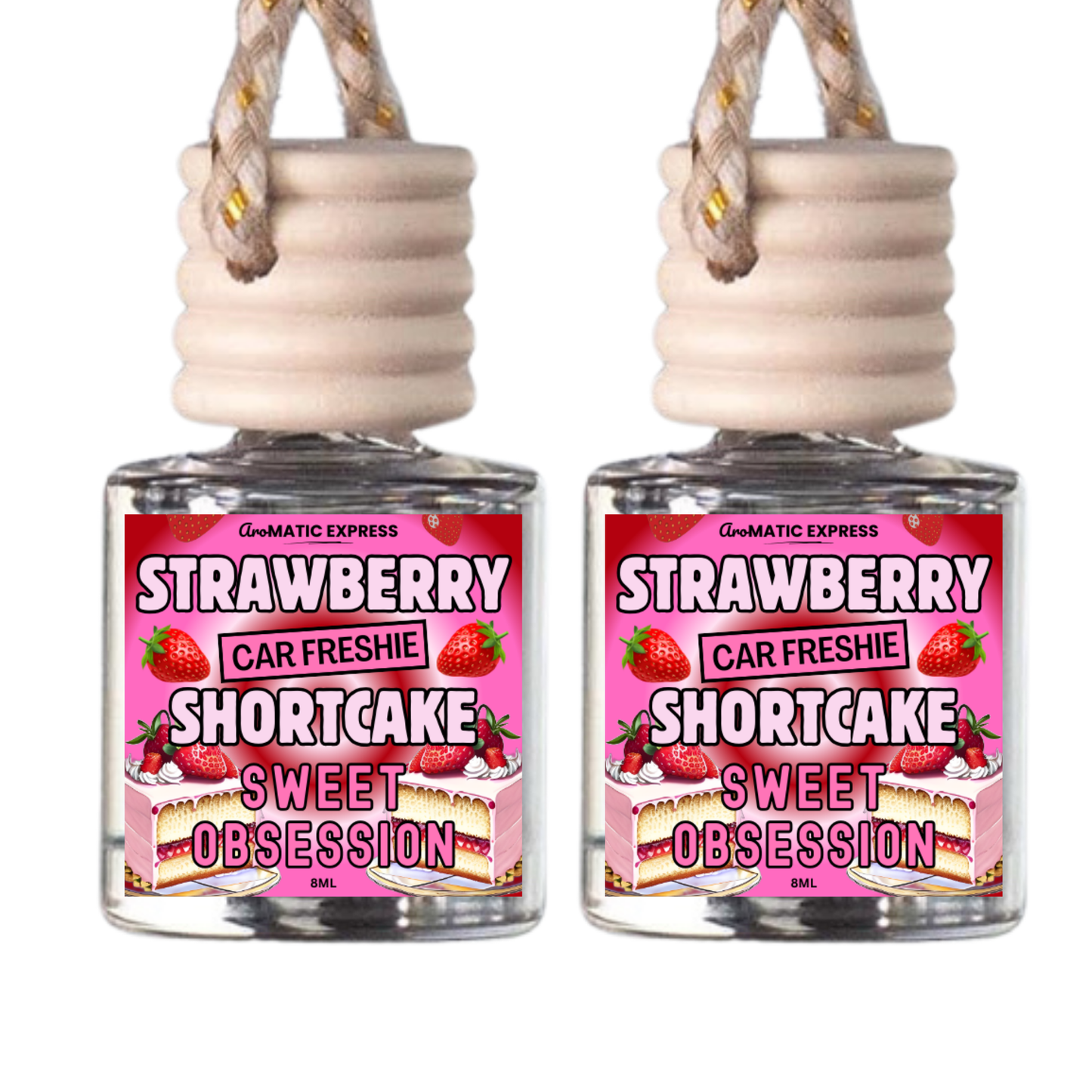 Strawberry Shortcake Scented Car Freshie