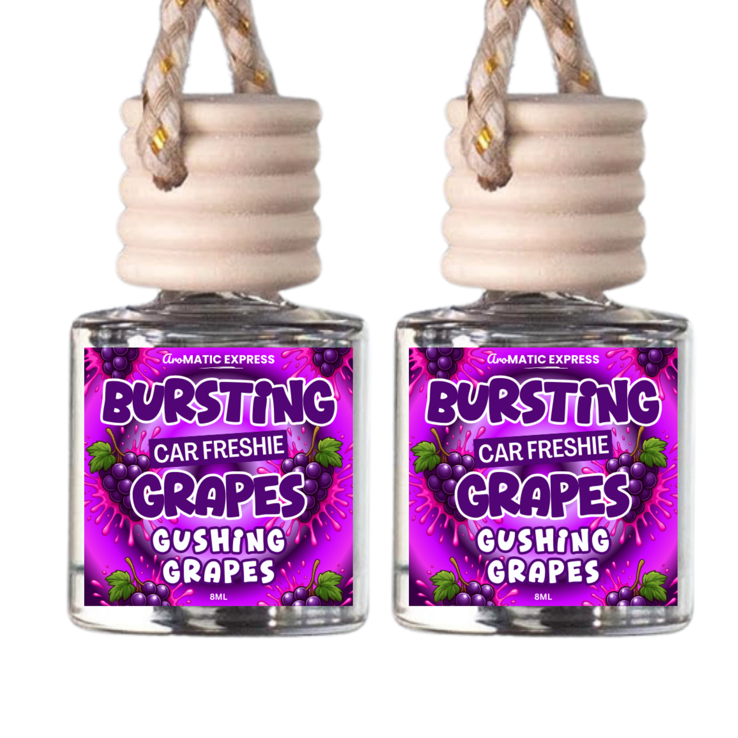 Bursting Grapes Scented Car Freshie