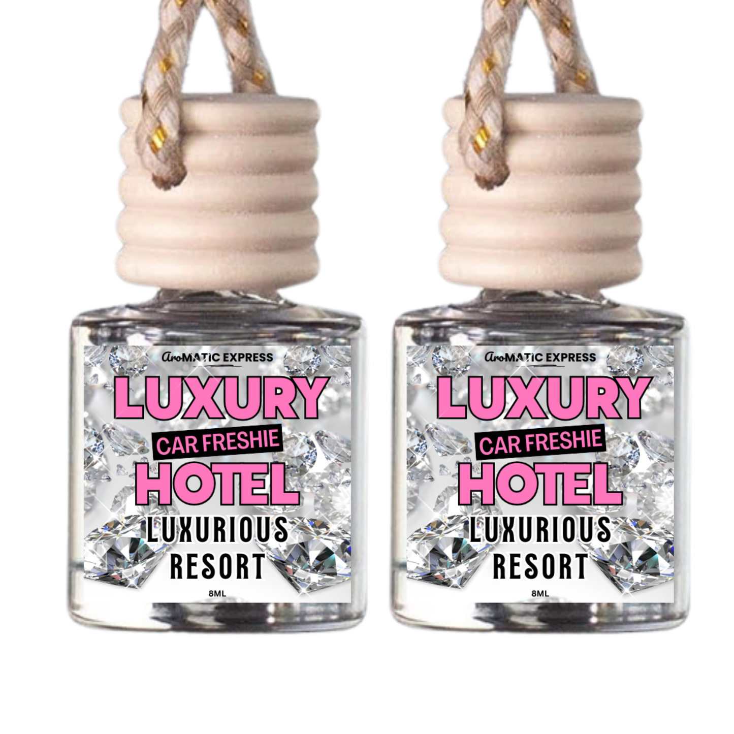 Luxury Hotel Scented Car Freshie