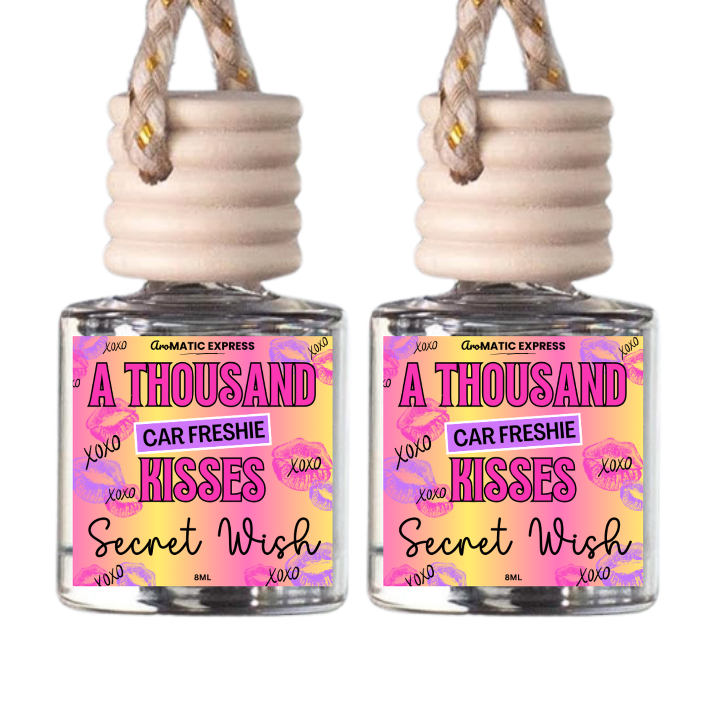 1,000 Kisses Scented Car Freshie