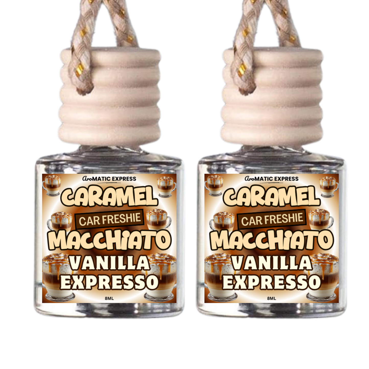 Caramel Macchiato Scented Car Freshie