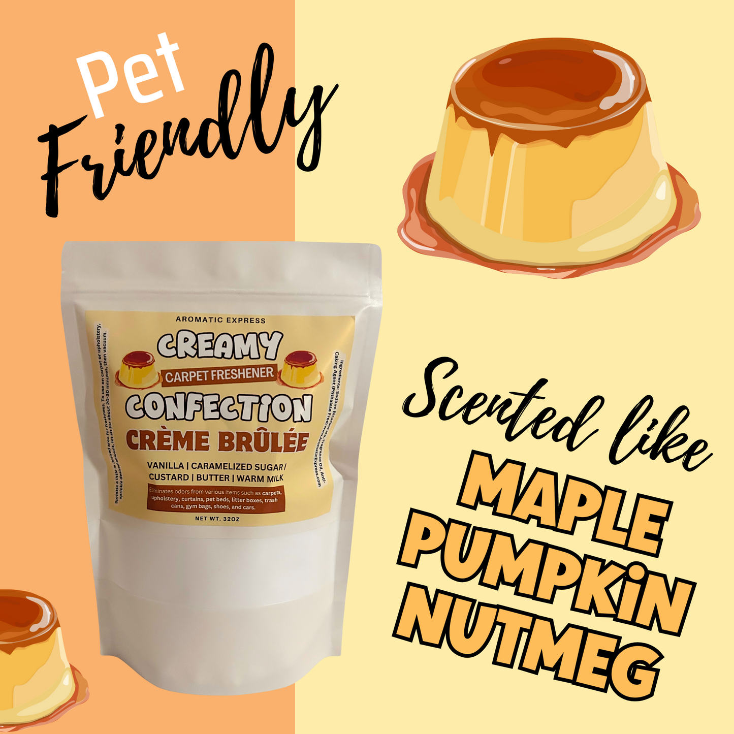 Cream Confection Creme Brulee Freshener 2LB Bag