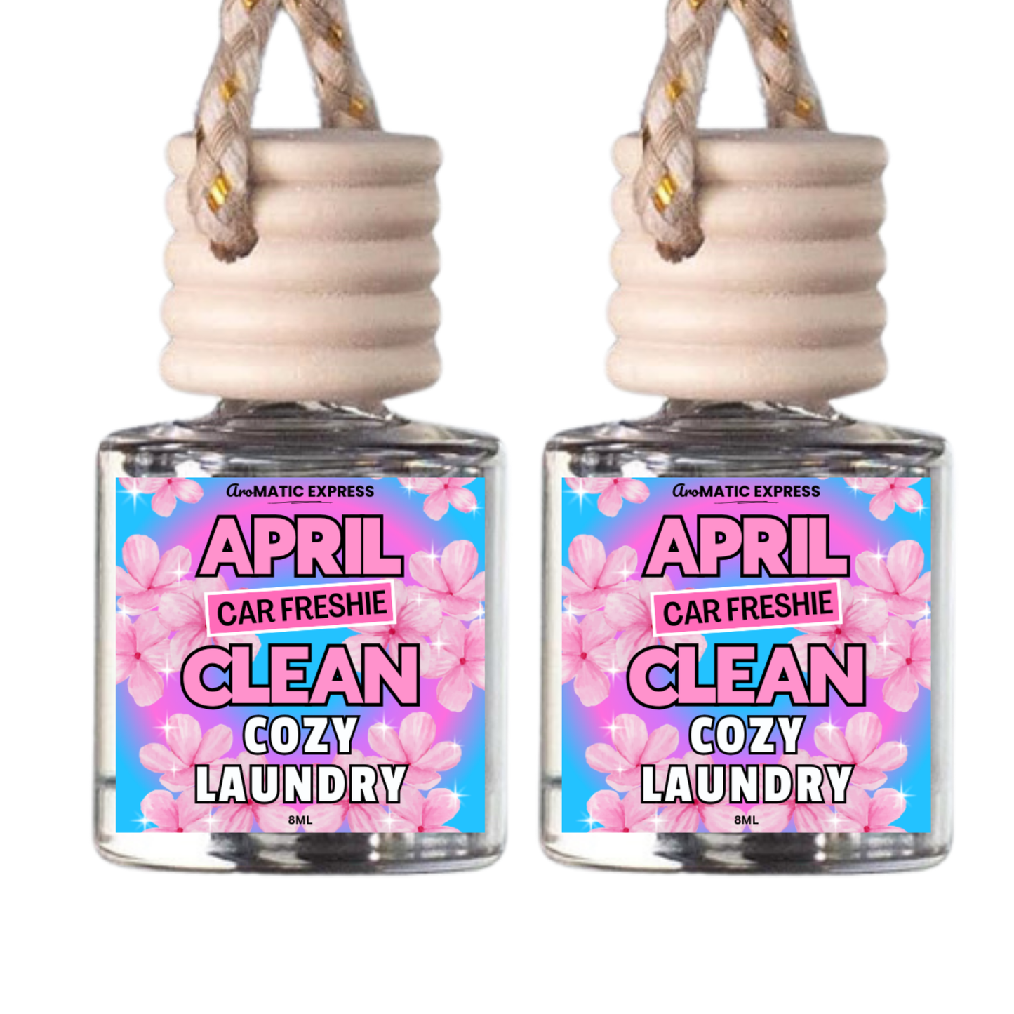 April Clean Scented Car Freshie