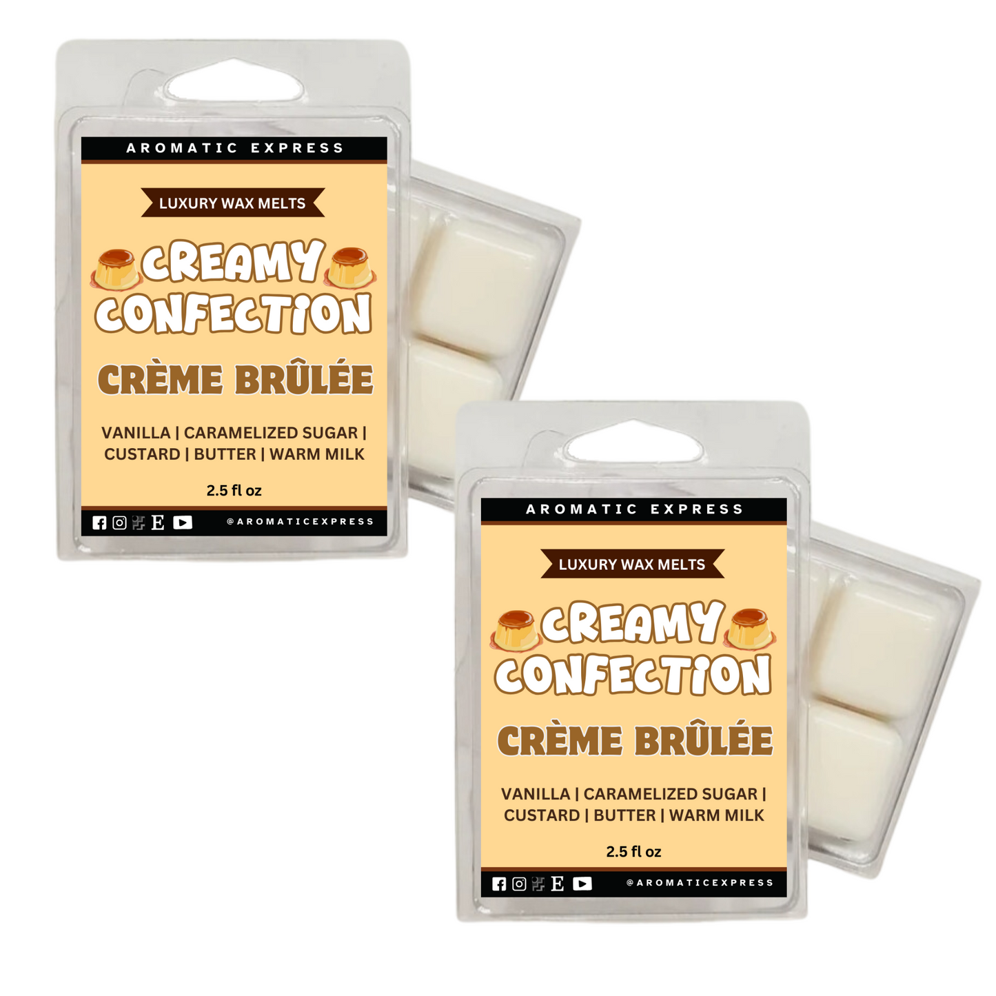 Creamy Confection Creme Brulee Luxury Wax Melt