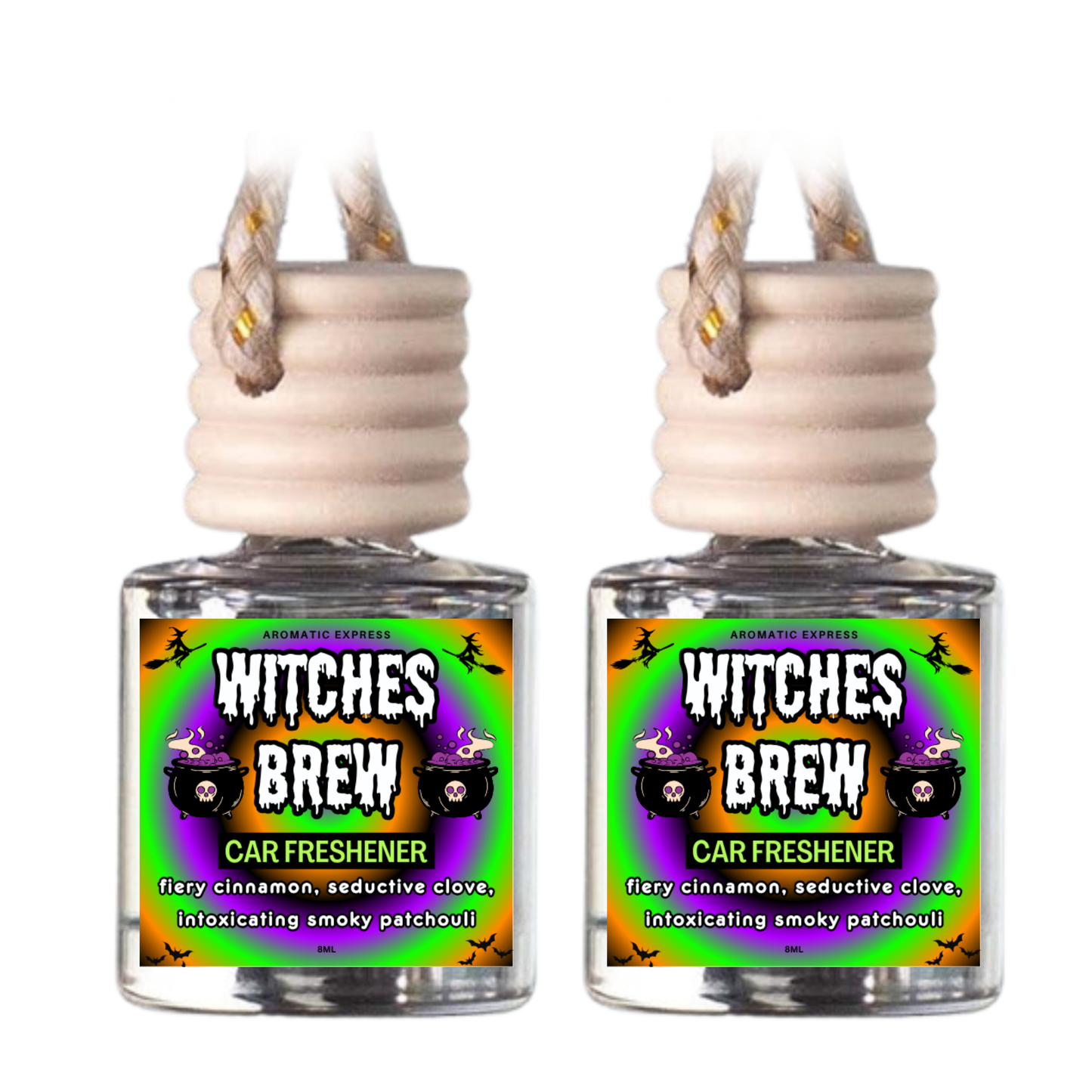 Witches Brew Clove, Patchouli, Cinnamon Scent Car Freshie