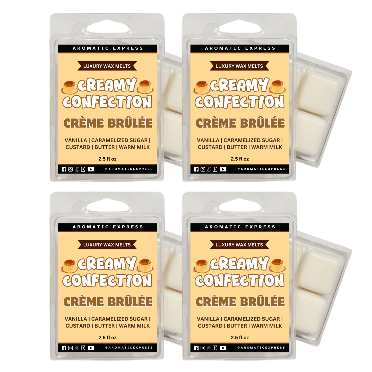 Creamy Confection Creme Brulee Luxury Wax Melt