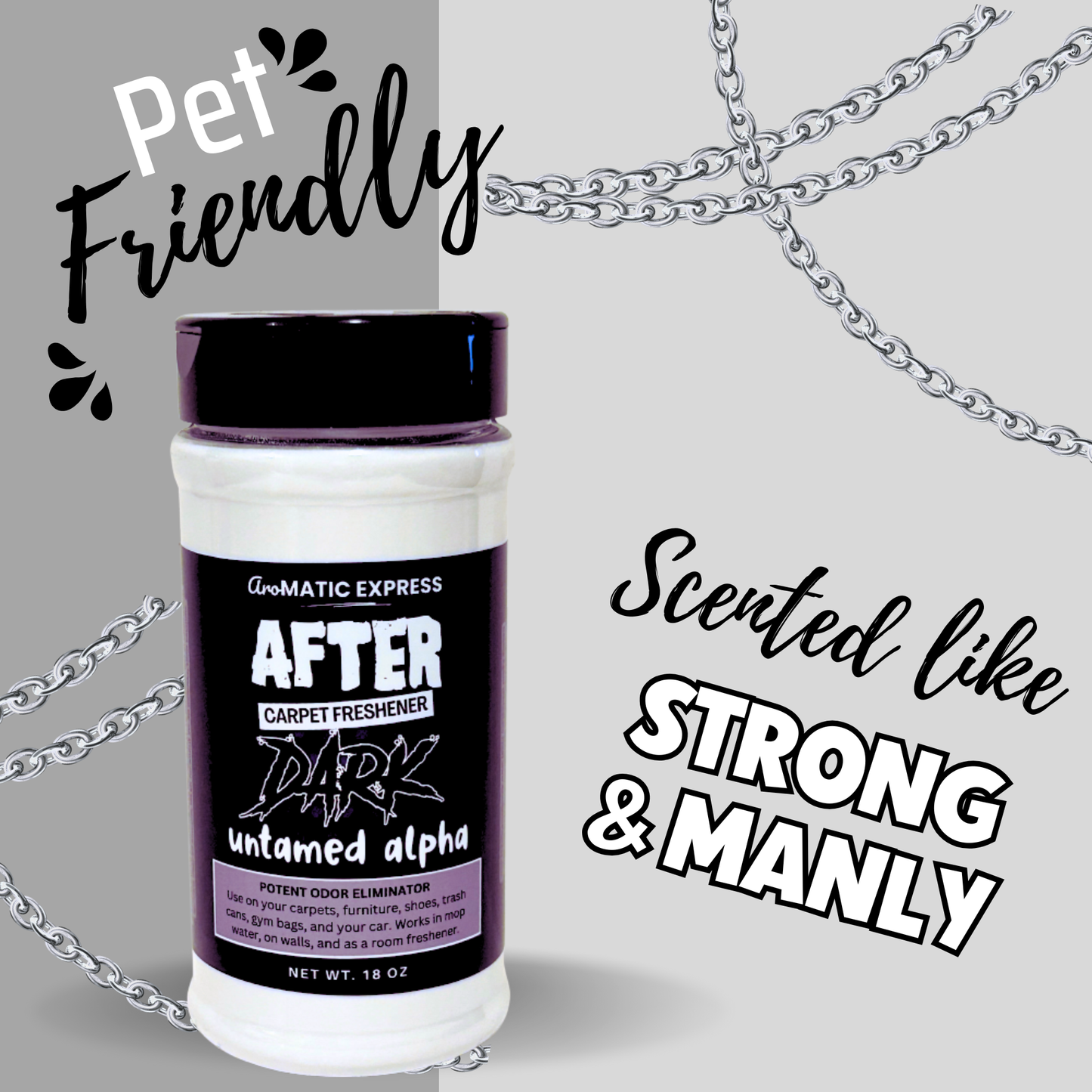 After Dark Carpet Freshener | 18oz Sprinkle Jar | Odor Eliminator Powder