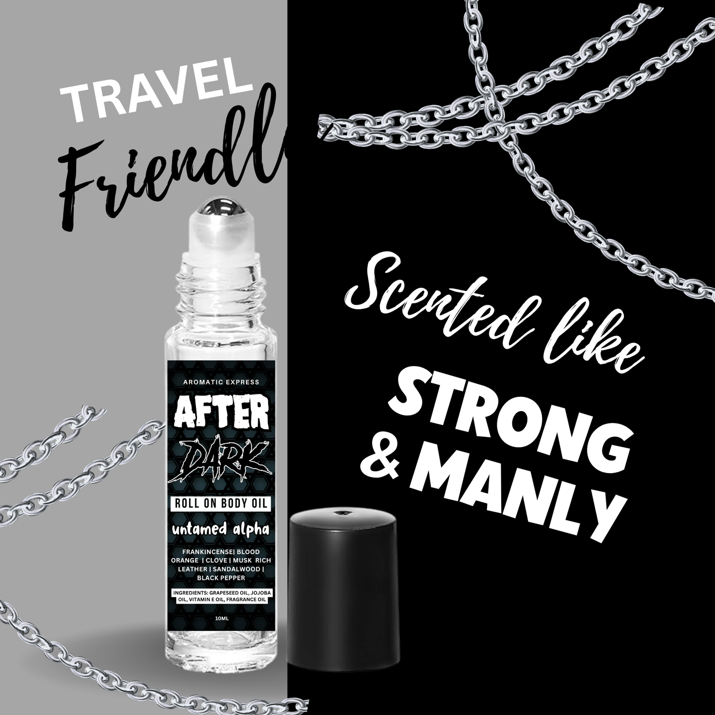 After Dark Untamed Alpha Men's Roll On Body Oil