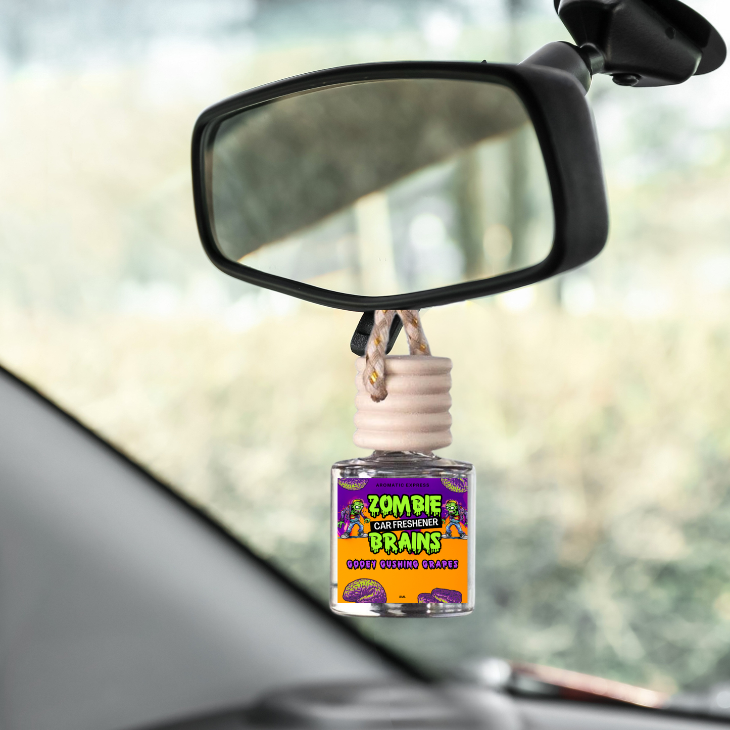 Zombie Brains Gooey Gushing Grapes Car Freshie