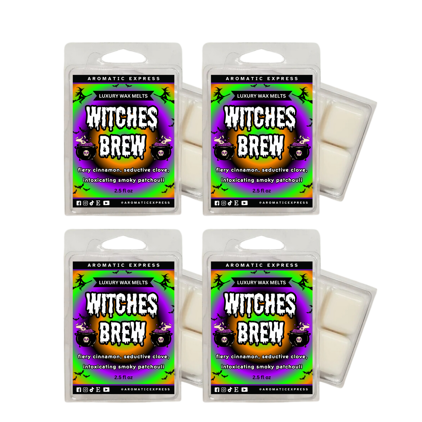Witches Brew Patchouli, Cinnamon, Clove Luxury Wax Melt