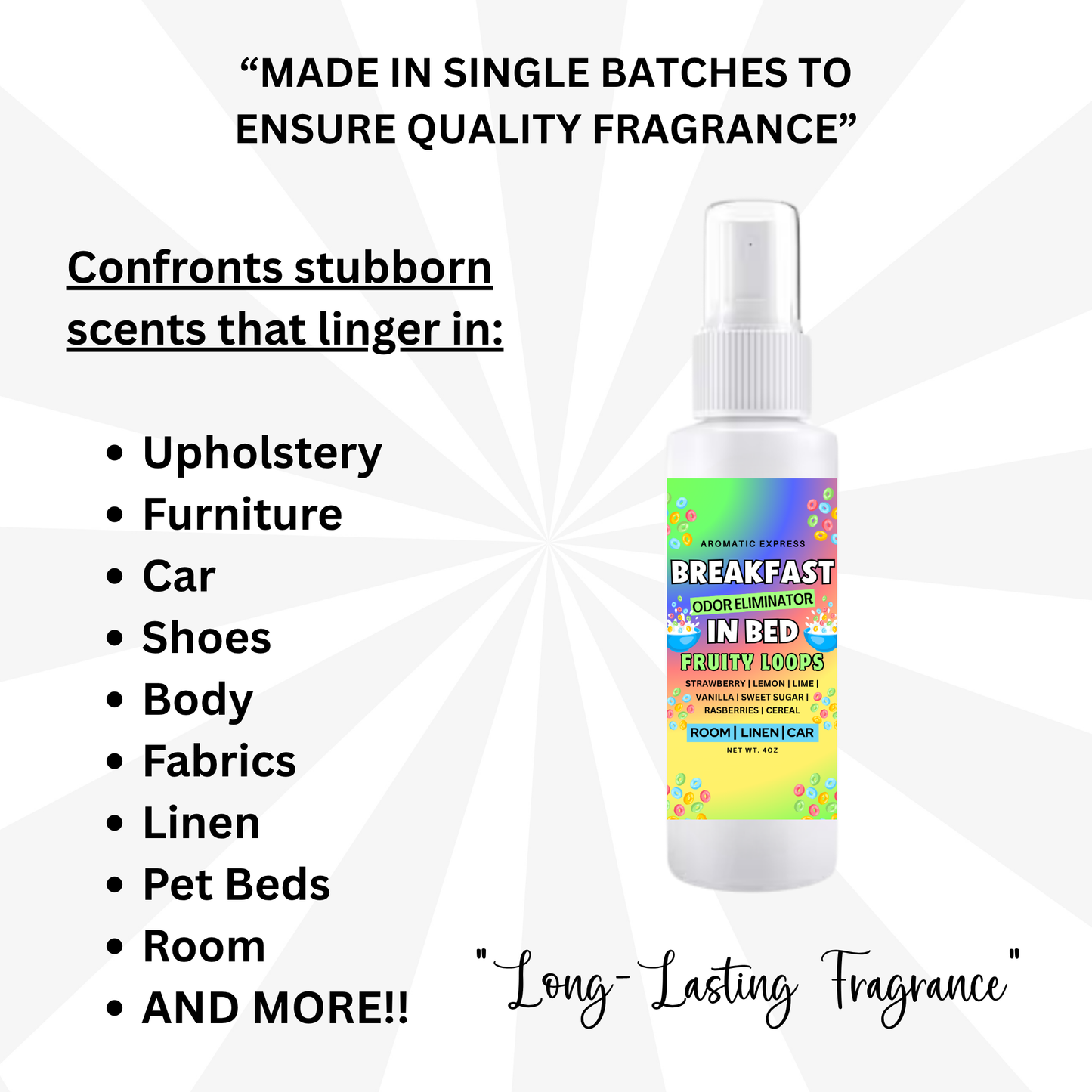 Luxury Hotel Room + Linen Air Freshener Spray | Odor Eliminator Spray | Bathroom Spray