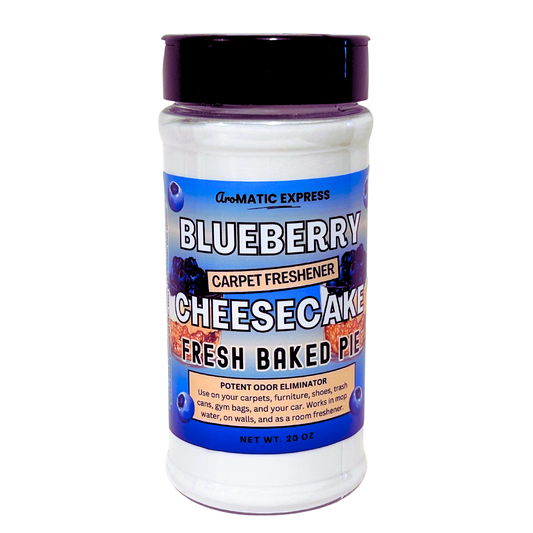 Blueberry Cheesecake Carpet Freshener | 18 oz Sprinkle Jar | Odor Eliminator Powder