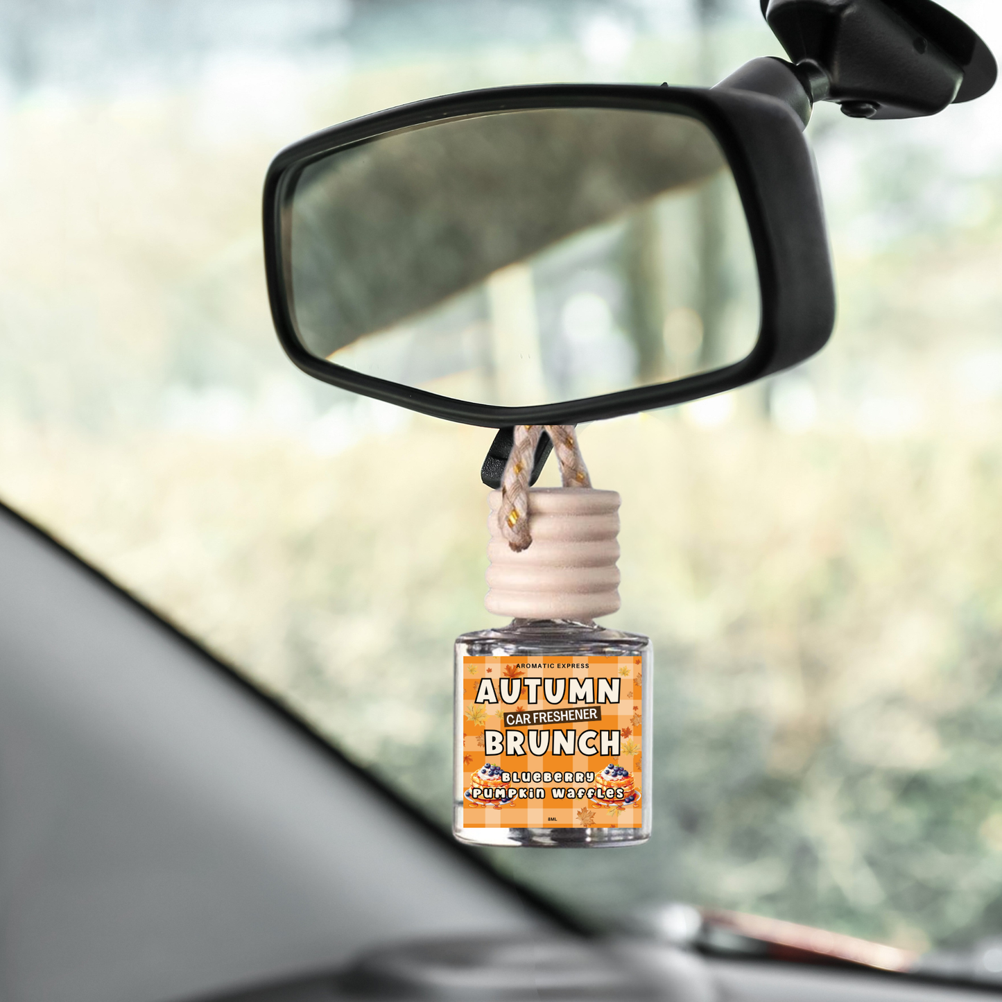 Autumn Brunch Blueberry Pumpkin Waffles Scent Car Freshie