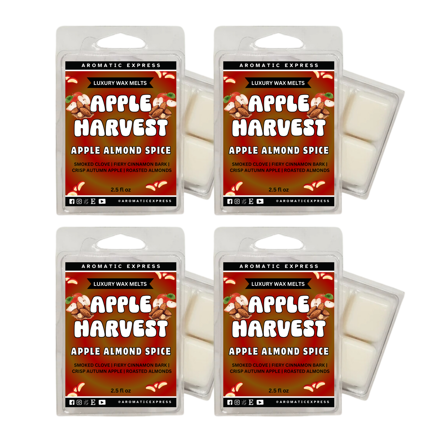 Apple Harvest Apple Almond Spice Luxury Wax Melt