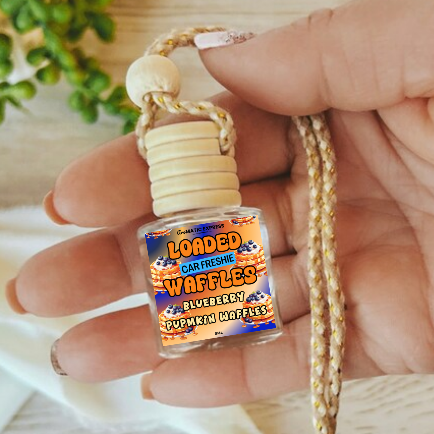 Loaded Waffles Scented Car Freshie
