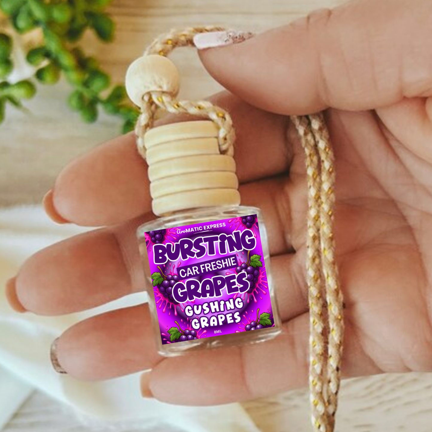 Bursting Grapes Scented Car Freshie