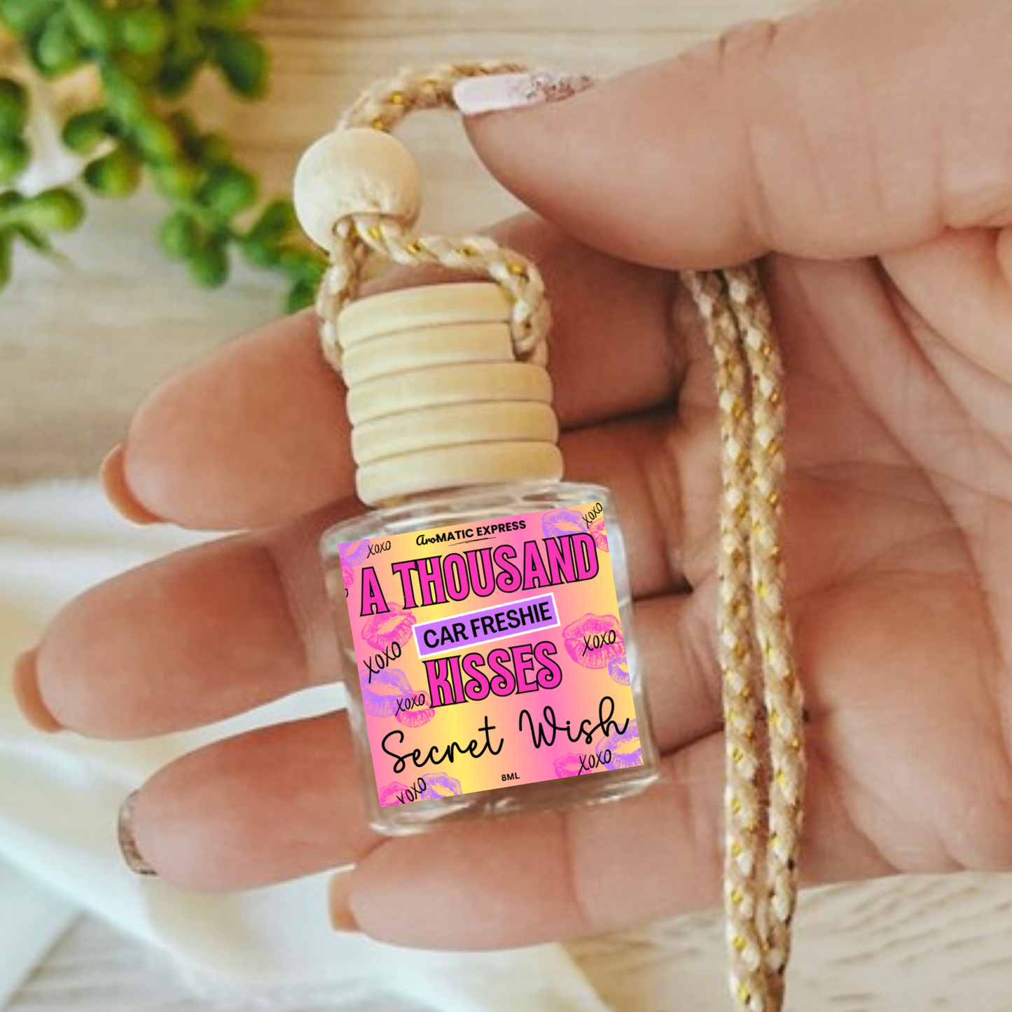 1,000 Kisses Scented Car Freshie