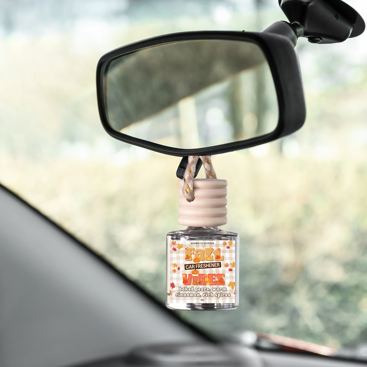 Fall Vibes Baked Pear & Cinnamon Car Freshie