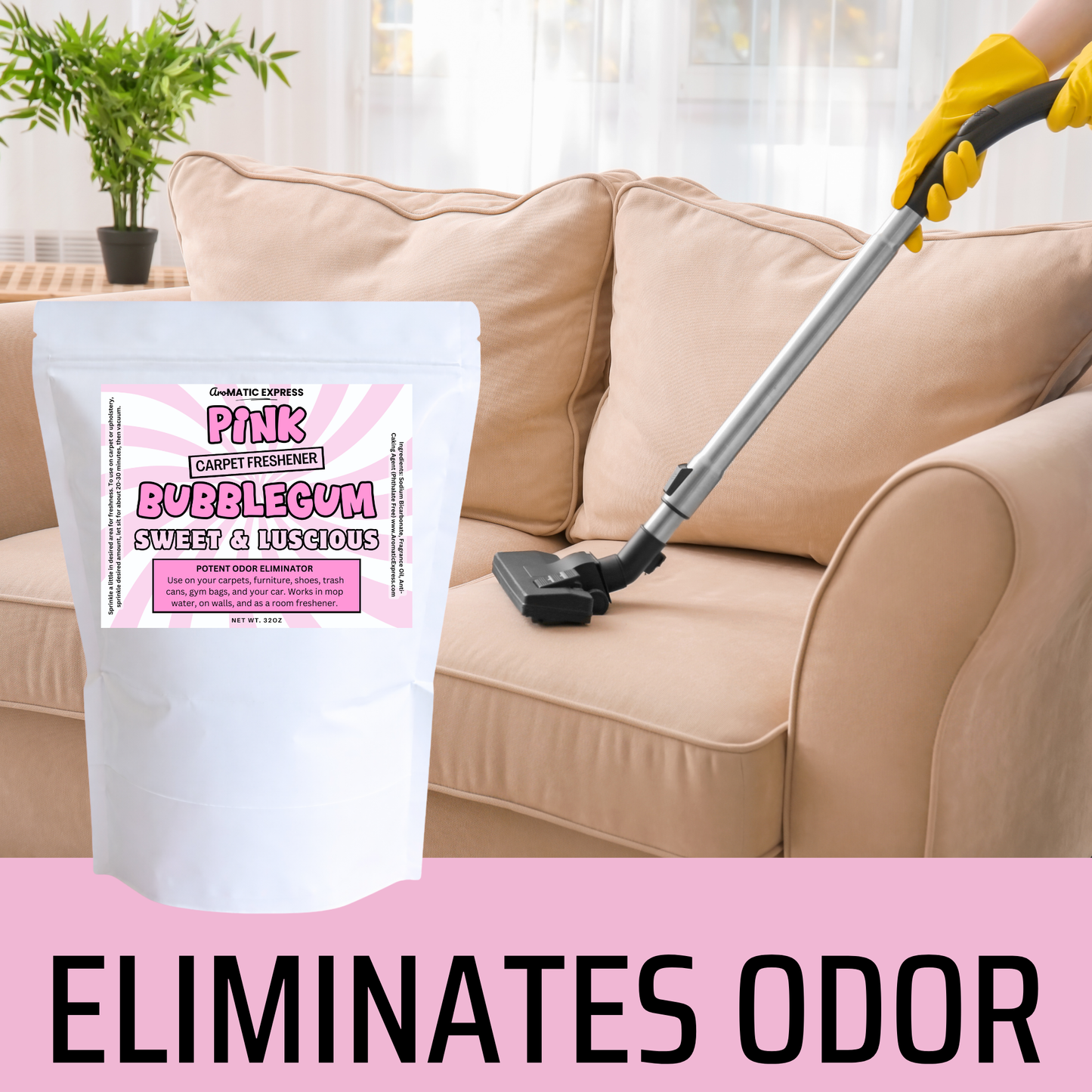 Pink Bubblegum Freshener 2LB Bag