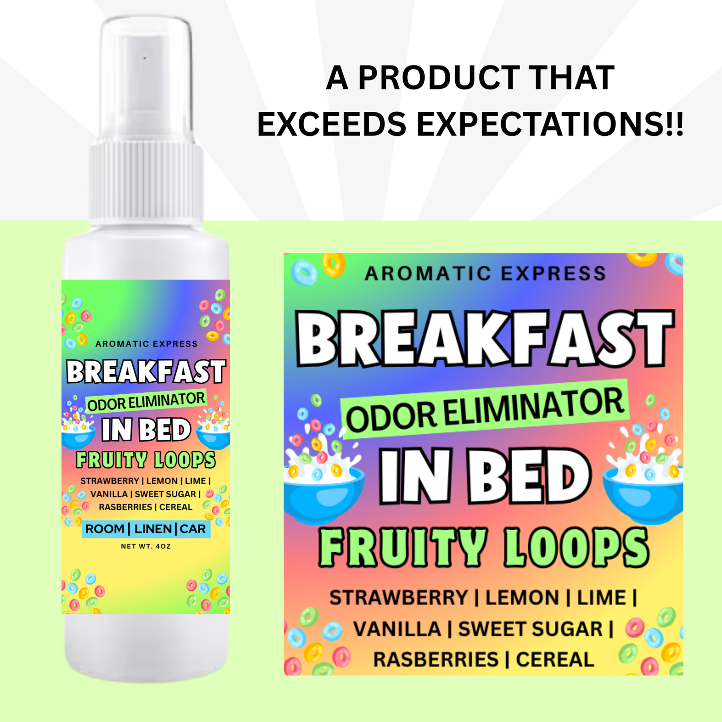 Luxury Hotel Room + Linen Air Freshener Spray | Odor Eliminator Spray | Bathroom Spray