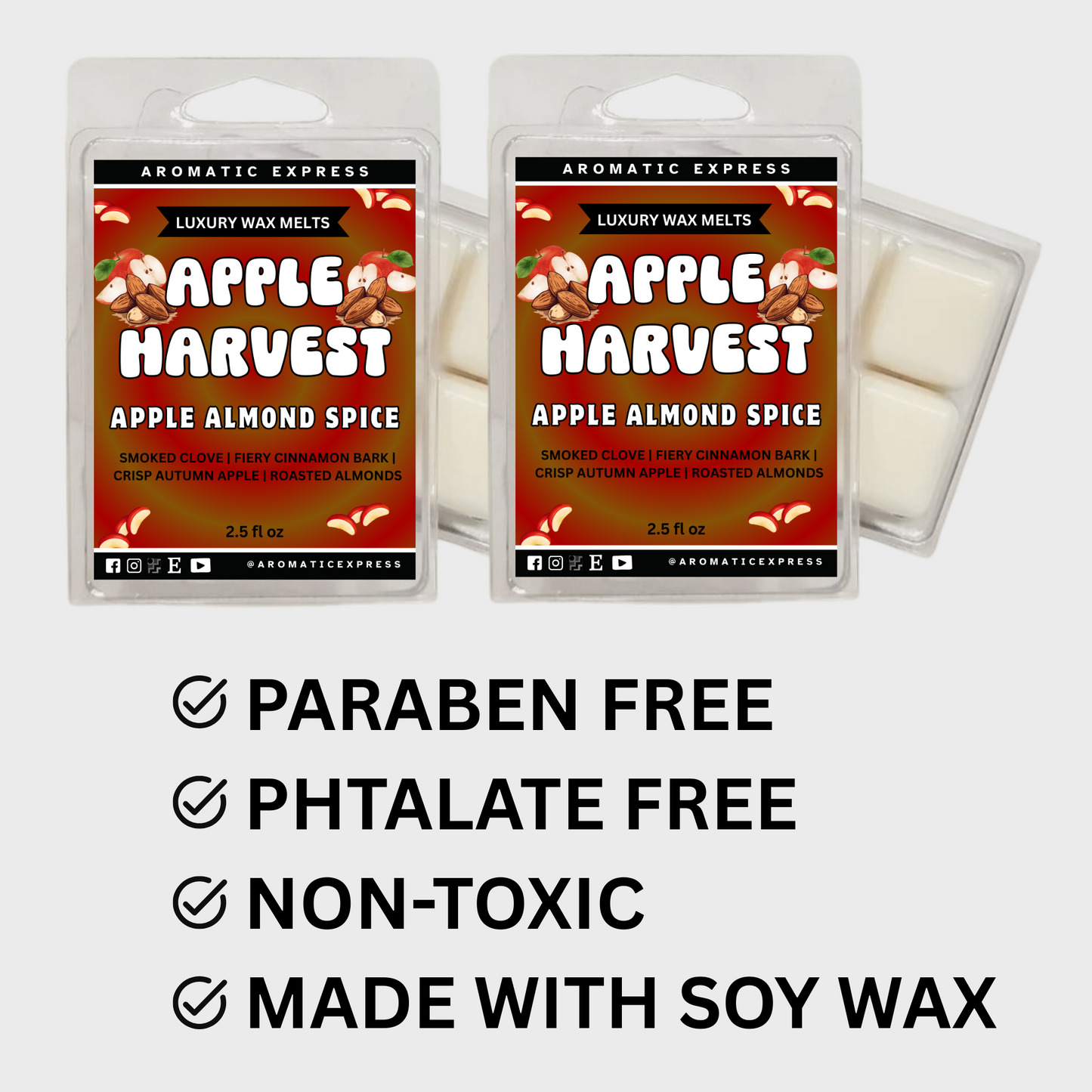 Apple Harvest Apple Almond Spice Luxury Wax Melt
