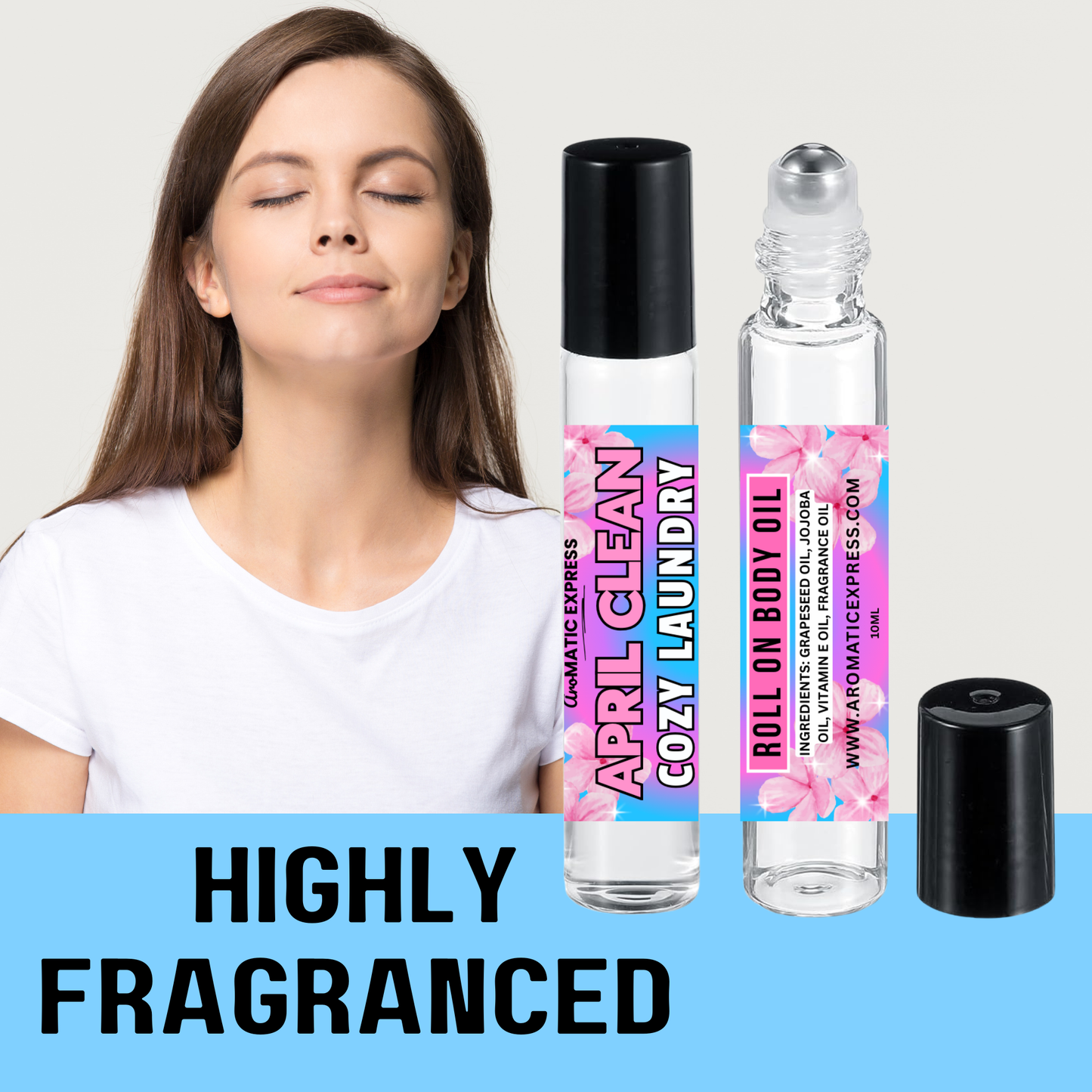 April Clean Roll On Body Oil