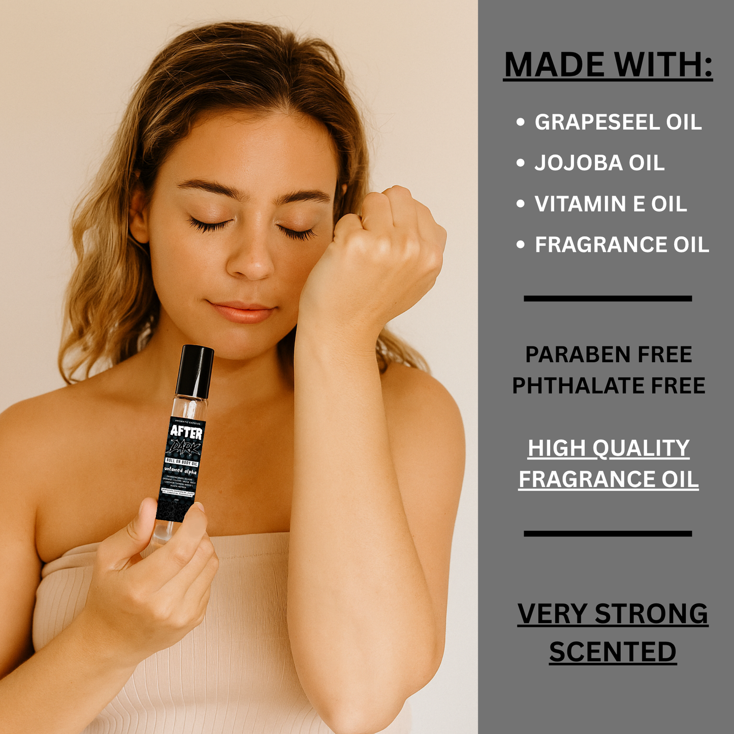 After Dark Untamed Alpha Men's Roll On Body Oil