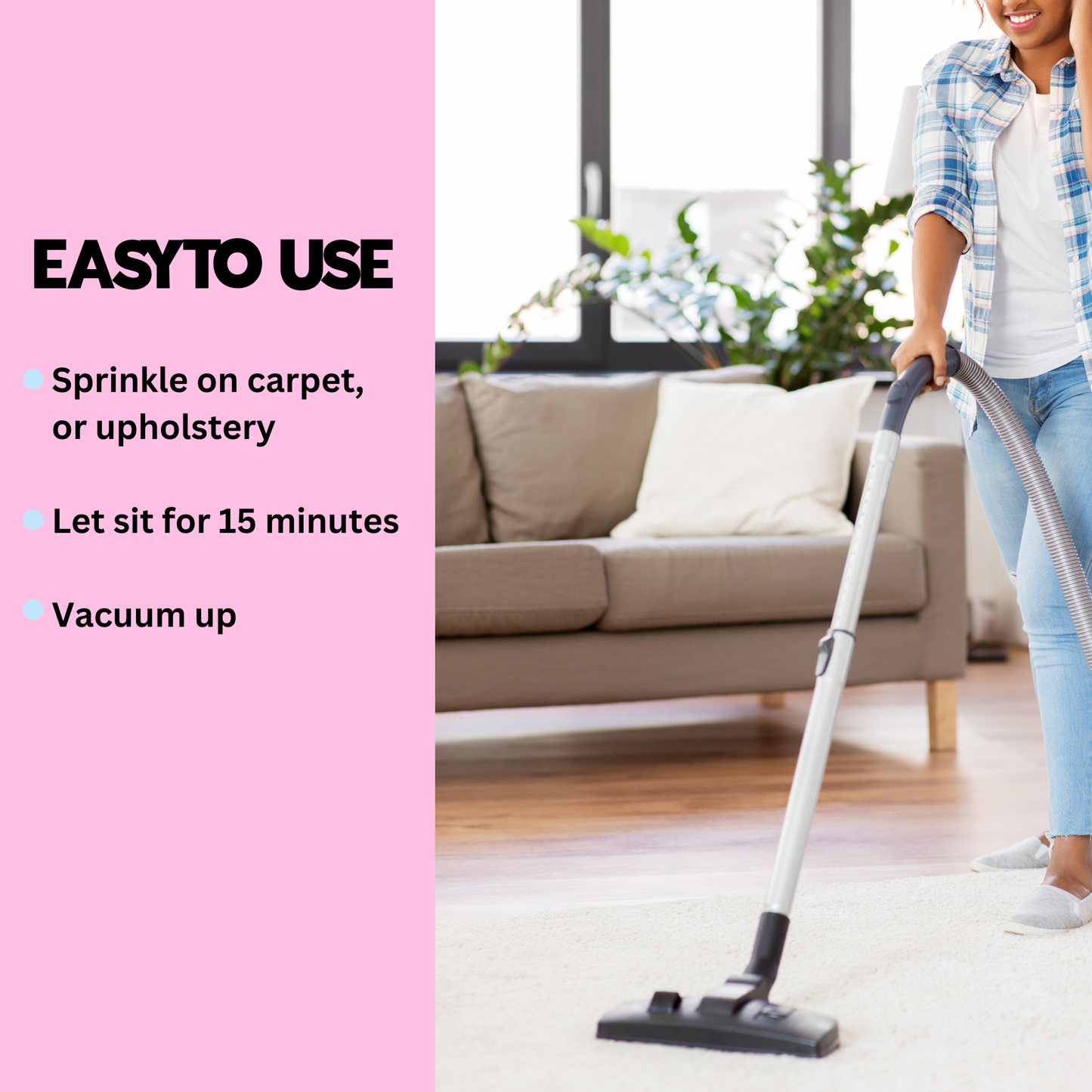 Luxury Hotel Carpet Freshener | 18oz Sprinkle Jar | Odor Eliminator Powder