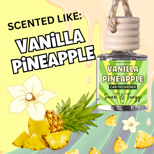 Vanilla Pineapple Scented Car Freshie