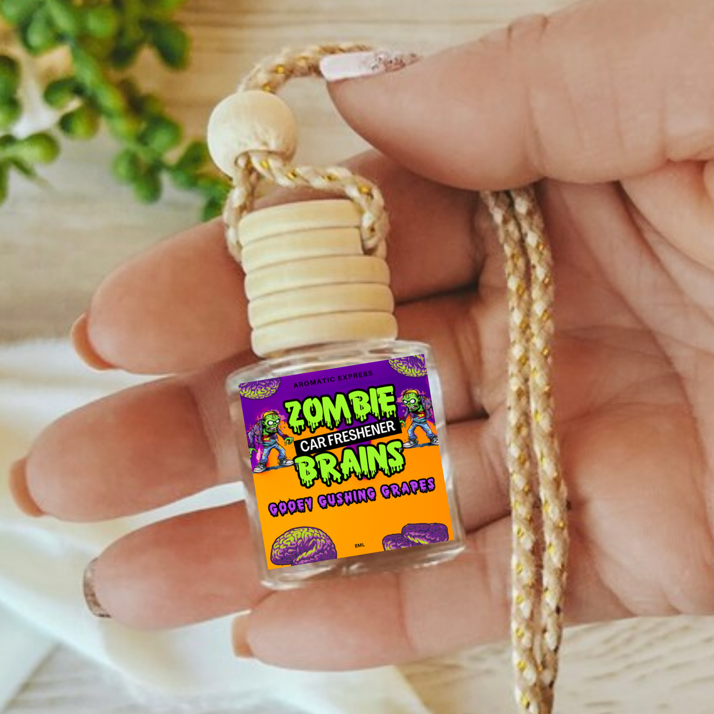 Zombie Brains Gooey Gushing Grapes Car Freshie