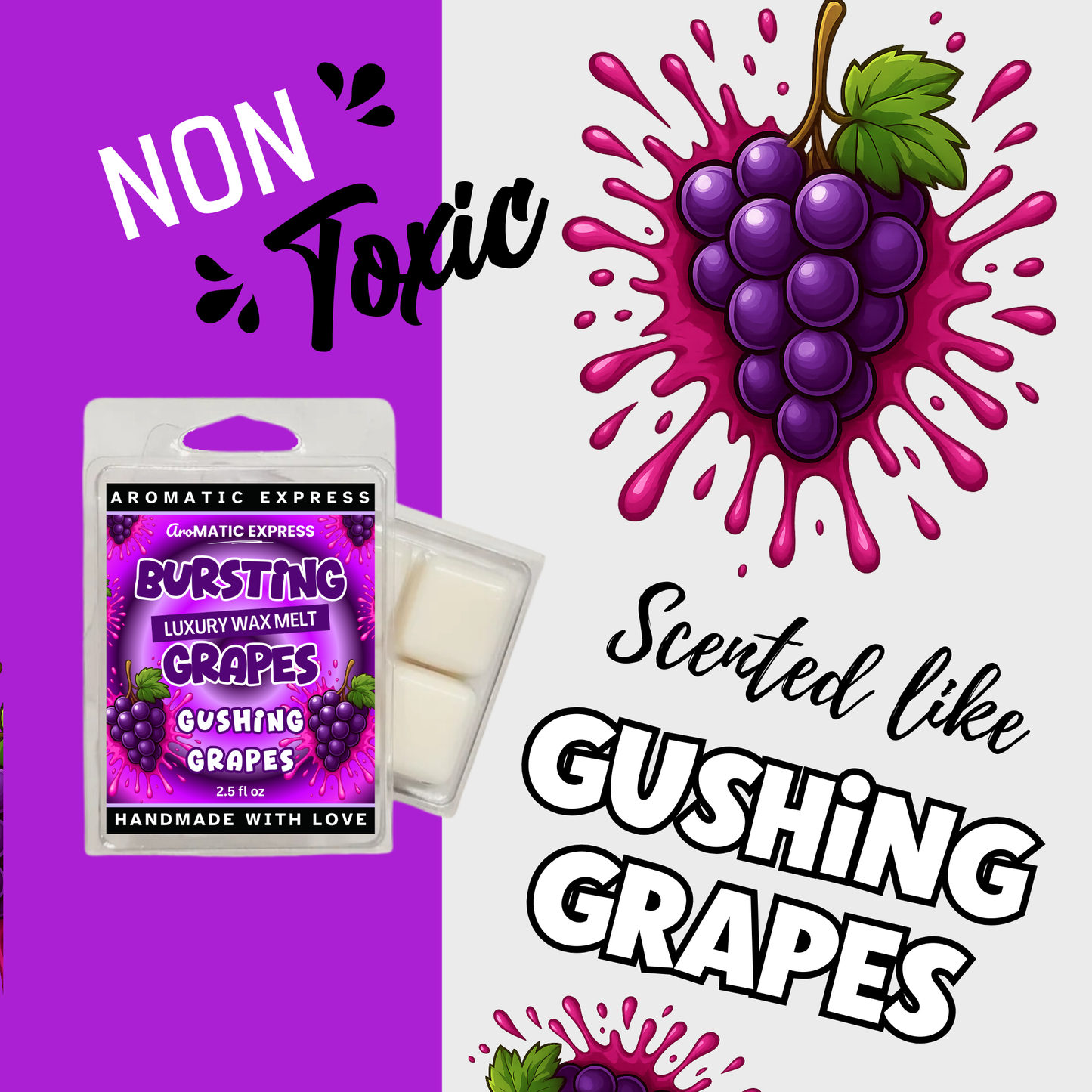 Gushing Grapes Wax Melt