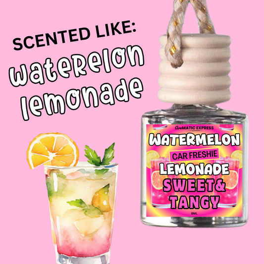 Watermelon Lemonade Scented Car Freshie