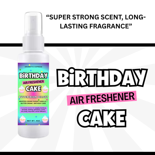 Birthday Cake Buttercream Frosting Room + Linen Air Freshener Spray | Odor Eliminator Spray | Bathroom Spray