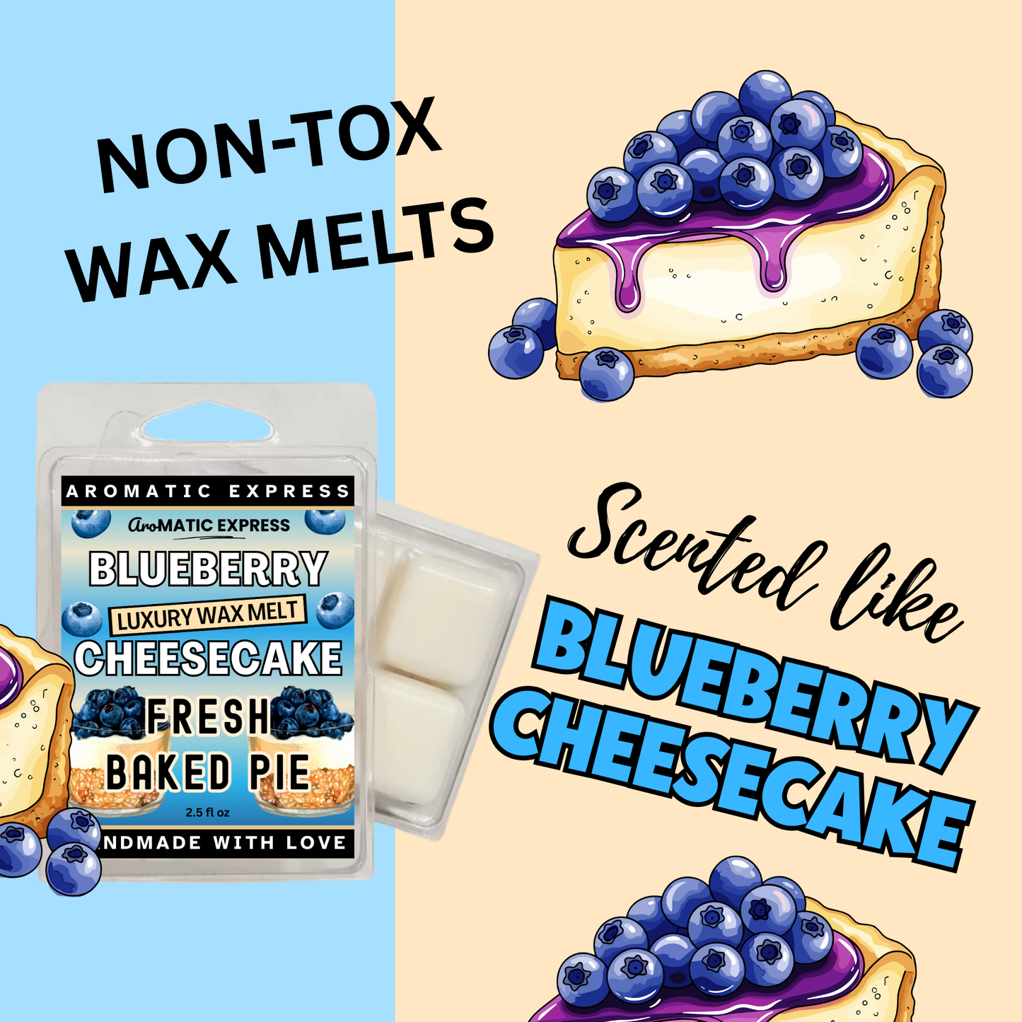 Blueberry Cheesecake Wax Melt