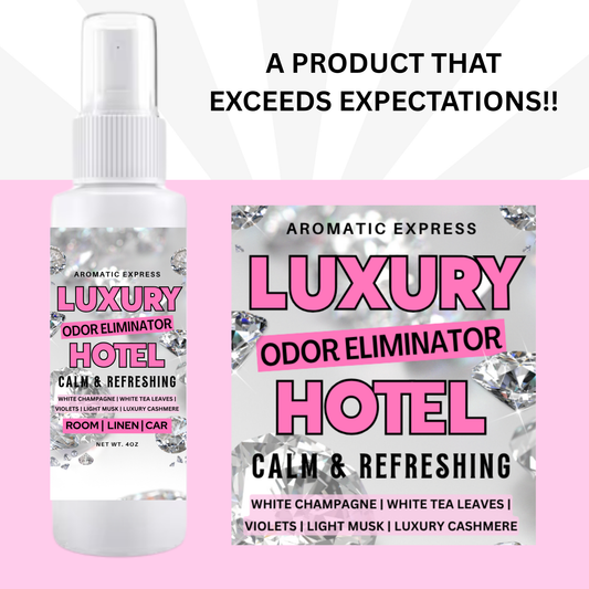 Luxury Hotel Room + Linen Air Freshener Spray | Odor Eliminator Spray | Bathroom Spray