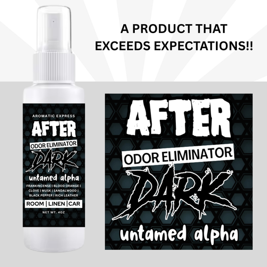 After Dark Untamed Alpha Men's Room + Linen Air Freshener Spray | Odor Eliminator Spray | Bathroom Spray