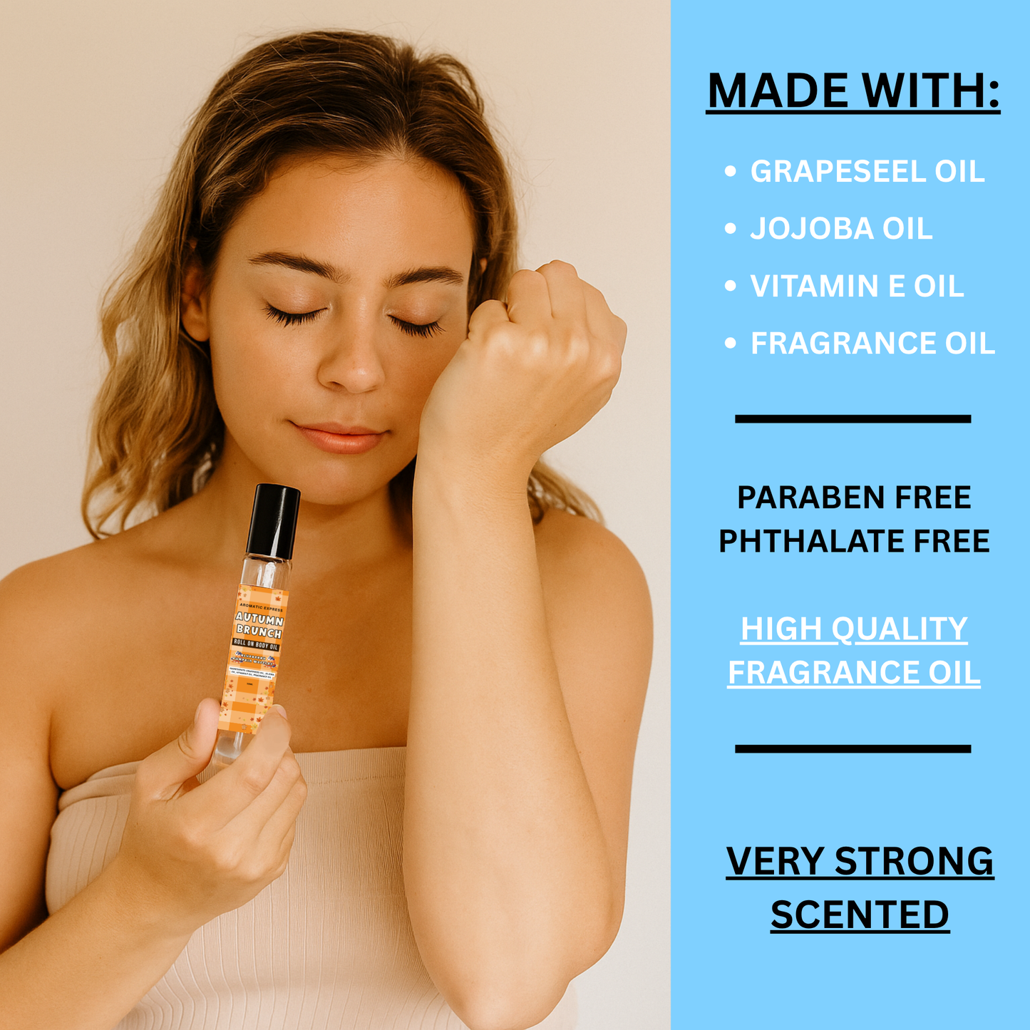 Blueberry Pumpkin Waffle Roll On Body Oil