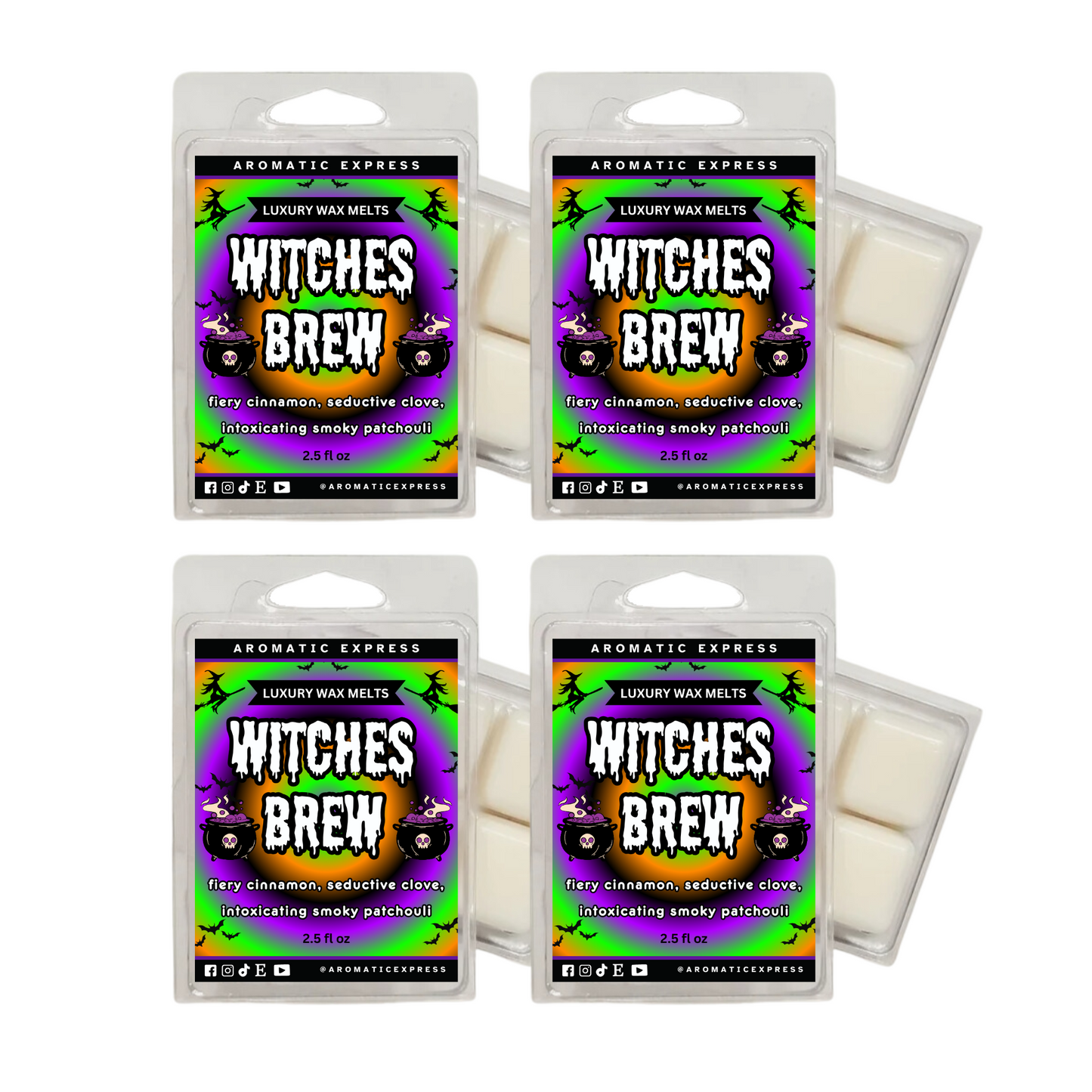 Witches Brew Patchouli, Cinnamon, Clove Luxury Wax Melt